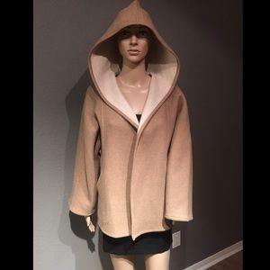 Zara wool Poncho with hoodie